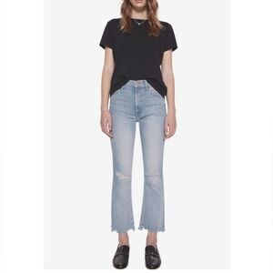 Mother The Hustler Ankle Chew light wash  Size 28